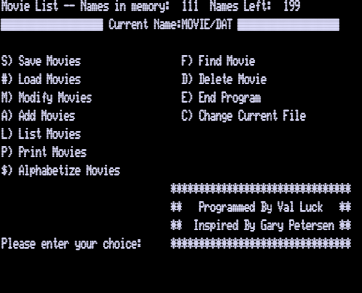 Screen shot